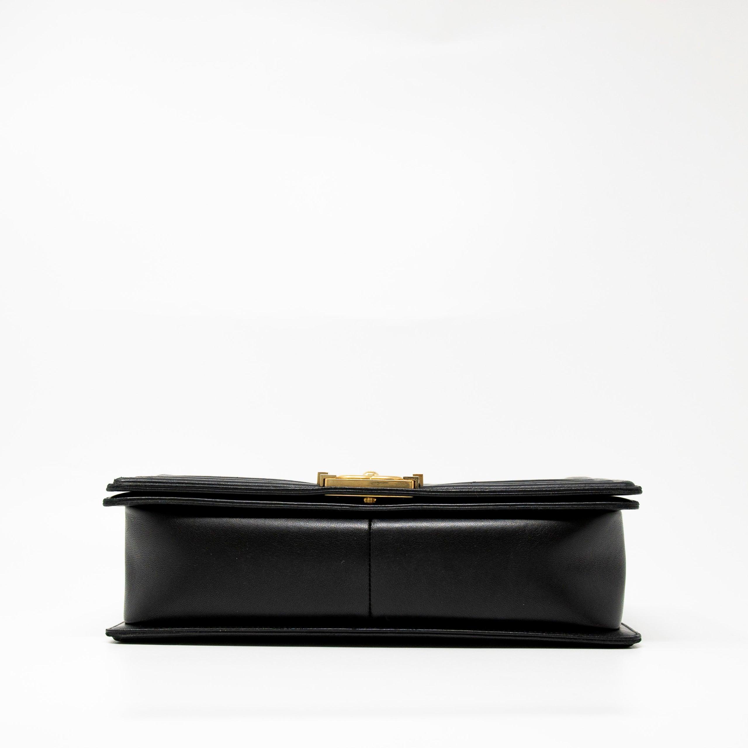 Chanel Black Large Boy Bag - Luxury Designer Handbag for Women | Perfect for Evening Parties, Work & Special Occasions