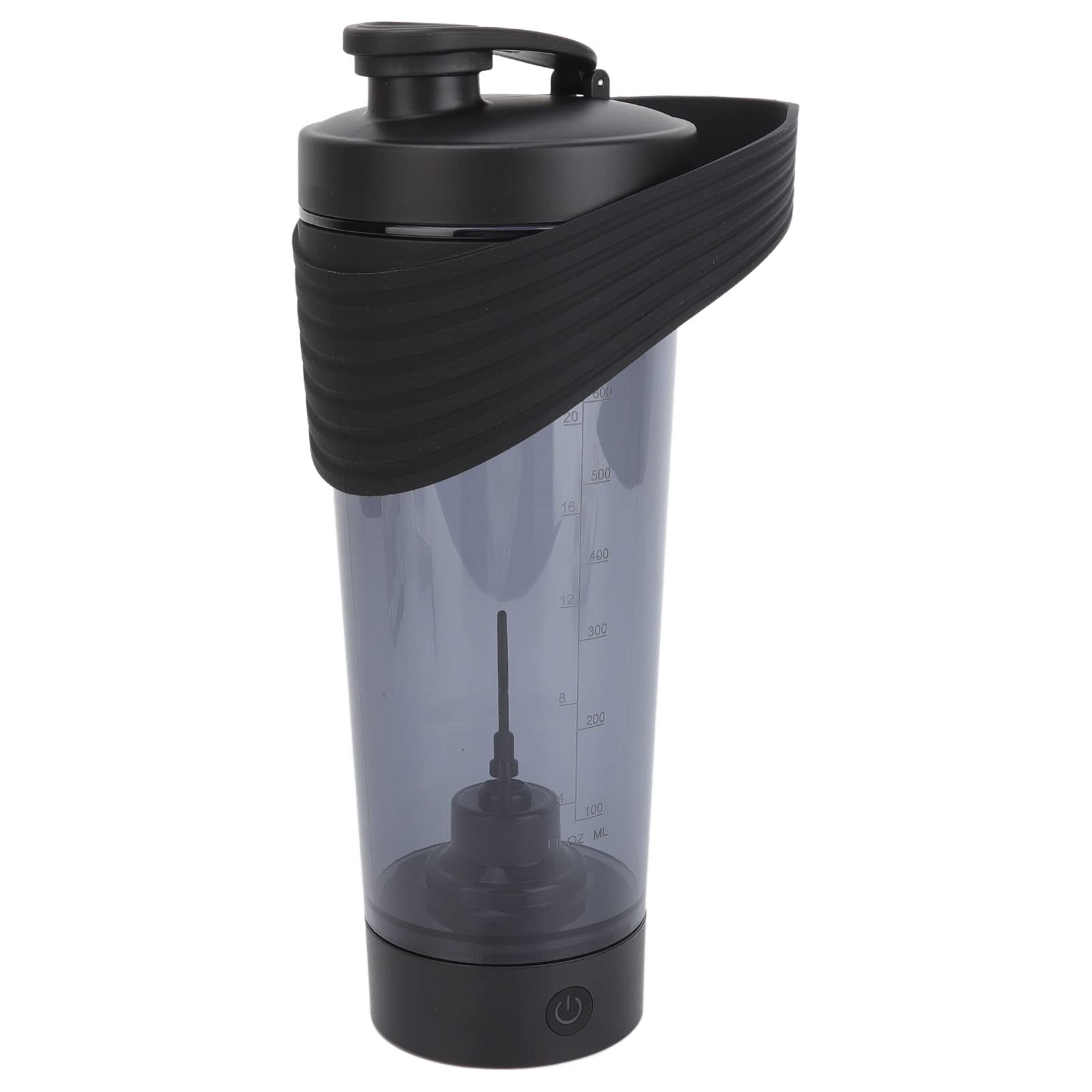 USB Rechargeable Automatic Black Electric Shaker Bottle for Gym, Workout, and Protein Mixing - Ideal for Fitness Enthusiasts & Athletes