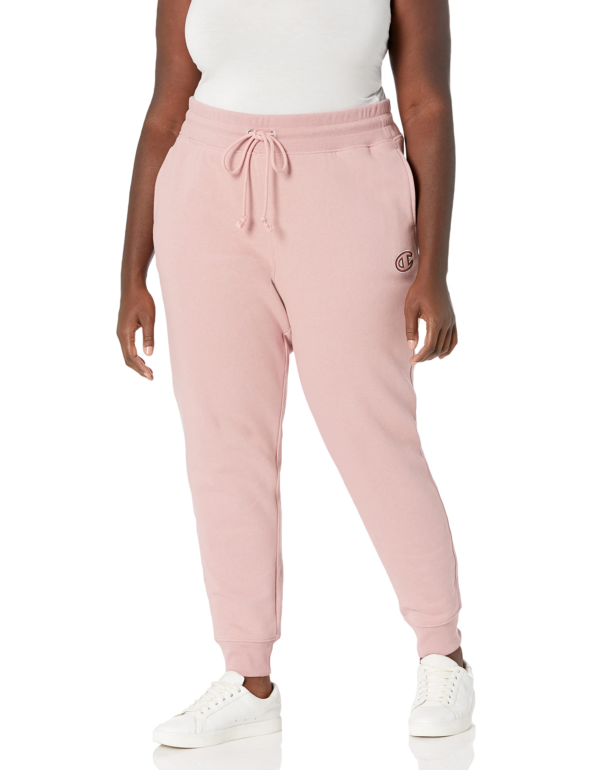 Champion Women's Plus Size Reverse Weave Jogger Pants - Soft Fleece Lounge Pants for Casual Wear, Running & Home Comfort (Retired Colors Collection)