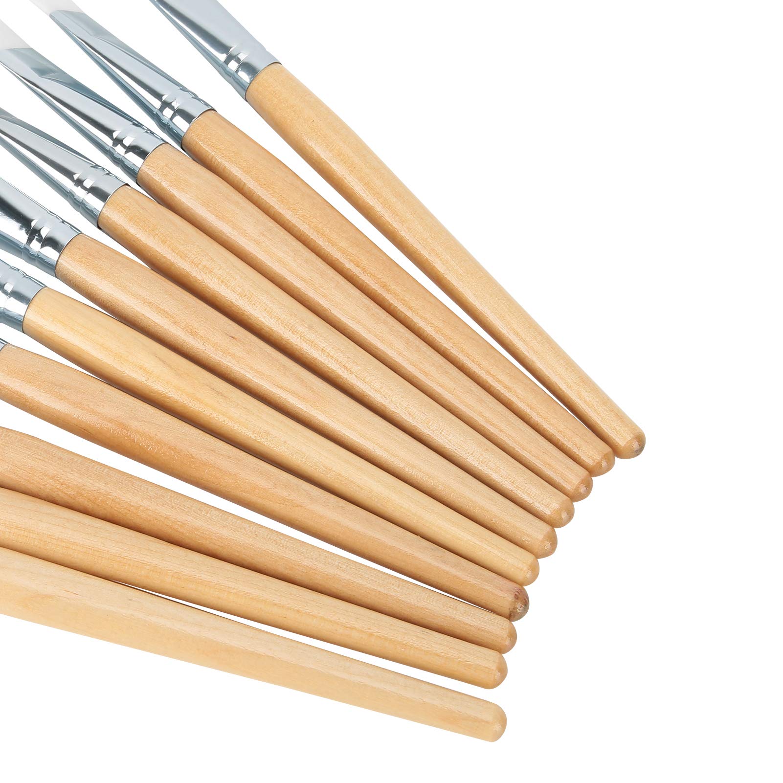 Wooden Face Mask Brush - Soft Bristle Clay & Mud Applicator for DIY Skincare - Bulk Pack of 20 with Ergonomic Wooden Handle - Perfect for Spa, Facial Treatments & At-Home Beauty Routines