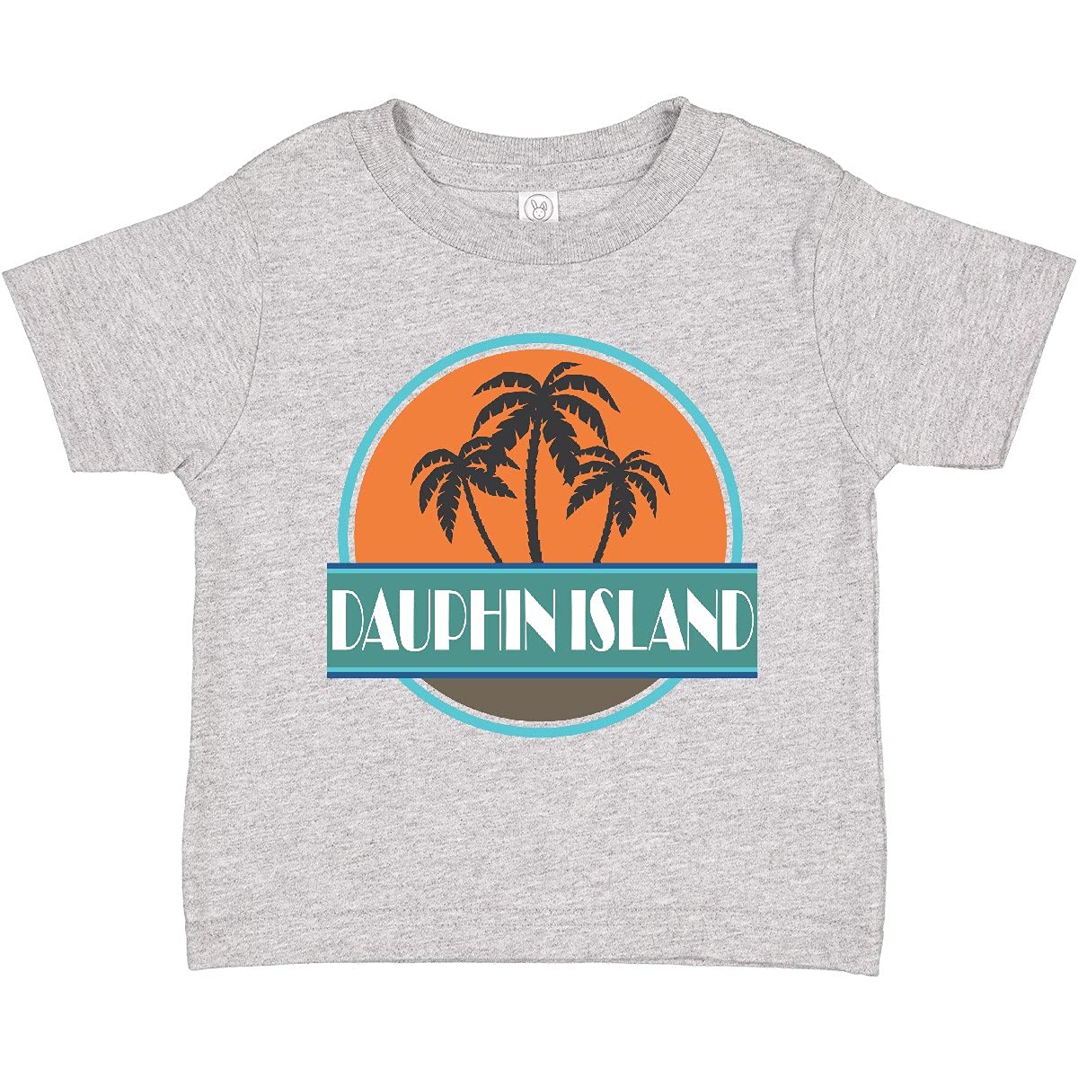 Inktastic Dauphin Island Alabama Vacation Toddler T-Shirt - Cute Travel Souvenir for Kids, Beach Trip Outfit, Family Holiday Gift
