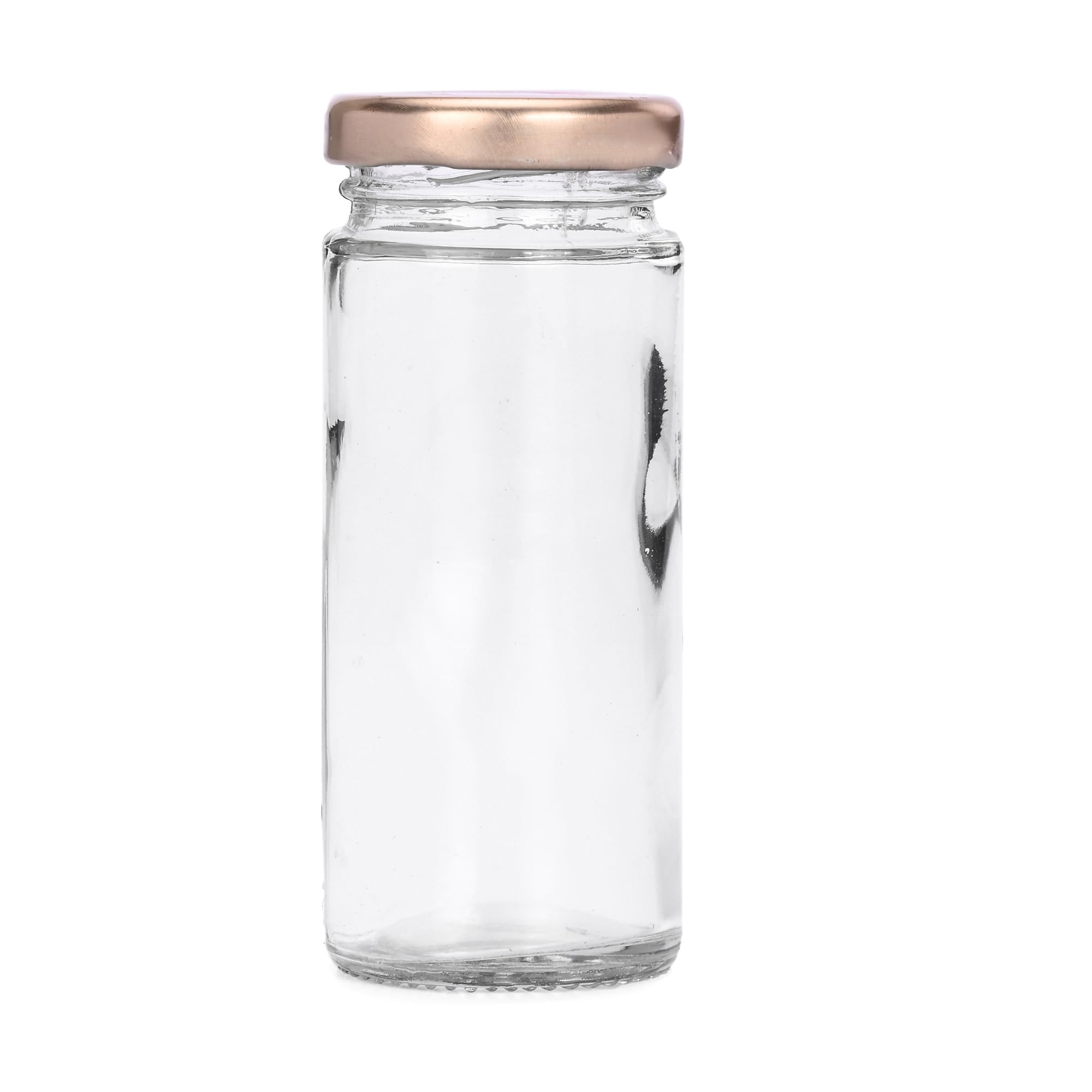 Stylish Sleek Transparent Glass Beverage Bottle - 100ml (3.4oz) Food Grade Safe for Water, Juice & Milk - Perfect for Home, Office & Outdoor Use