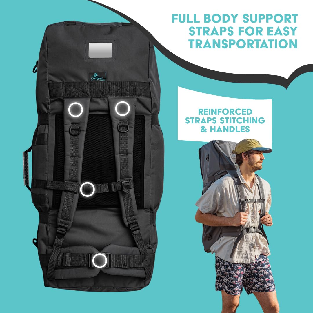 **Premium Paddle Board Backpack - Large Capacity Waterproof Surfboard Travel Bag for SUP, Kayaking & Water Sports - Durable Storage for Paddle Boards & Gear**    *(Perfect for Beach Trips, Surfing Adventures & Outdoor Water Activities)*
