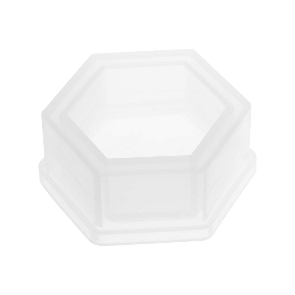 Hexagon Silicone Mold for DIY Flower Pots, Cement Concrete Vase & Soap Making - Garden Planter, Home Decor & Craft Projects