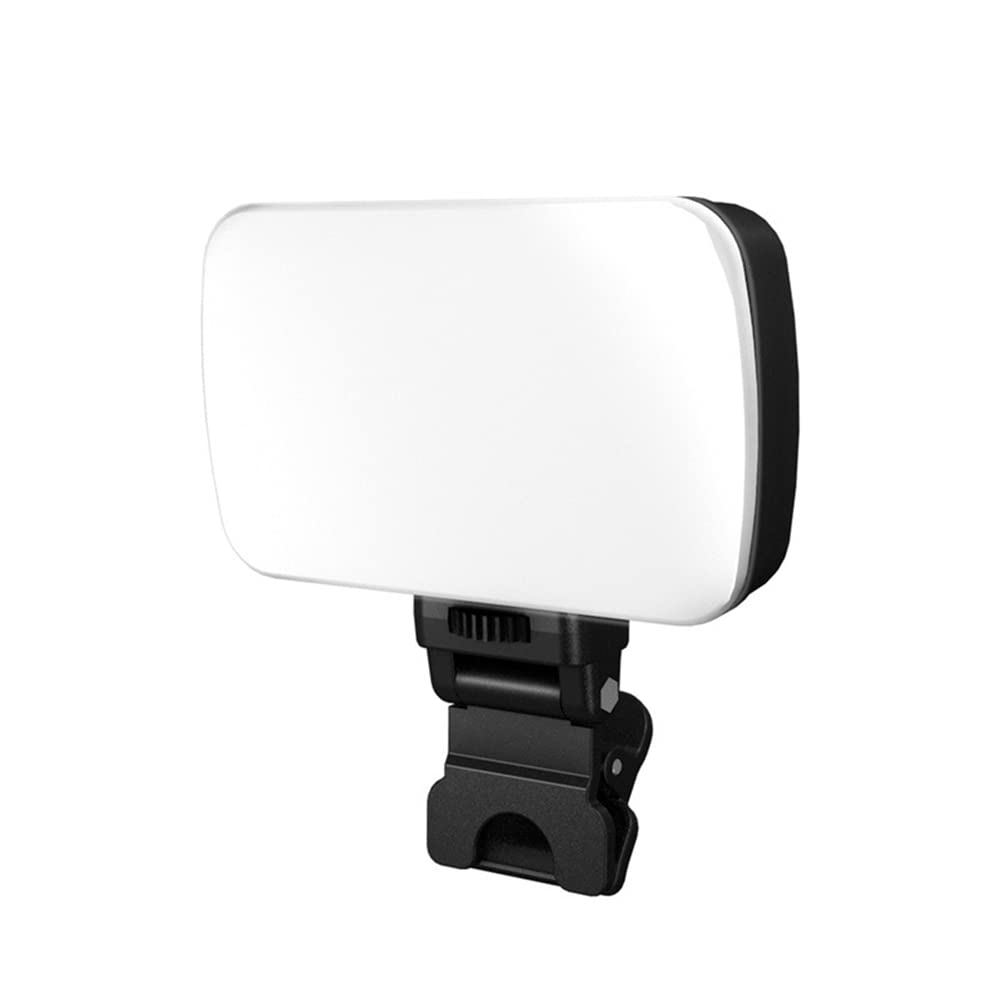 Mini LED Selfie Light for Mobile Phones - 2700K-6500K Adjustable Brightness, Computer Fill Light for Video Conference & Live Streaming - Perfect for YouTube, TikTok, Zoom Calls & Home Office