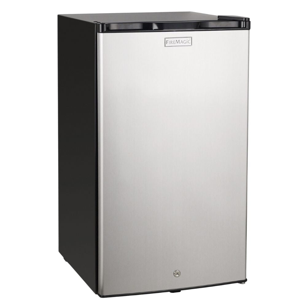 Fire Magic 20 Inch 4.0 Cu. Ft. Compact Refrigerator - Energy Efficient Mini Fridge for Dorm, Office, Bedroom & Small Spaces - Perfect for Drinks, Snacks & Food Storage