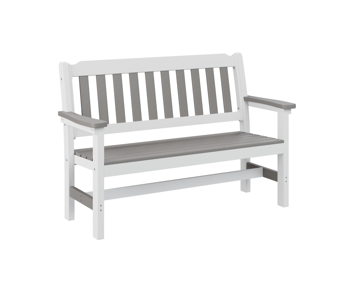 Berlin Gardens Outdoor Garden Bench - Heavy Duty Weather-Resistant Wooden Bench for Patio, Backyard, and Garden Seating - Perfect for Relaxing and Entertaining Guests