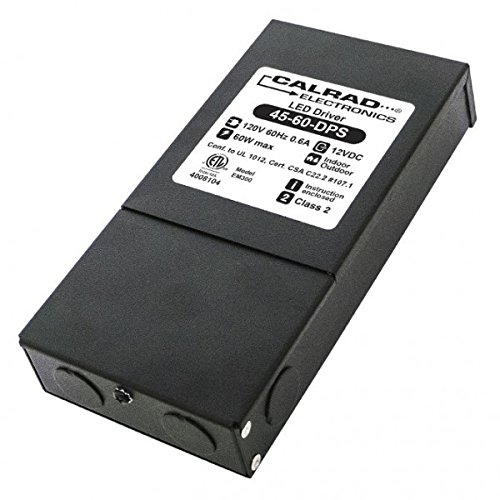 45-60W Dimmable LED Power Supply Driver - 60 Watt AC/DC Converter for Home & Commercial Lighting - Perfect for LED Strips, Panel Lights, and Dimmable Fixtures