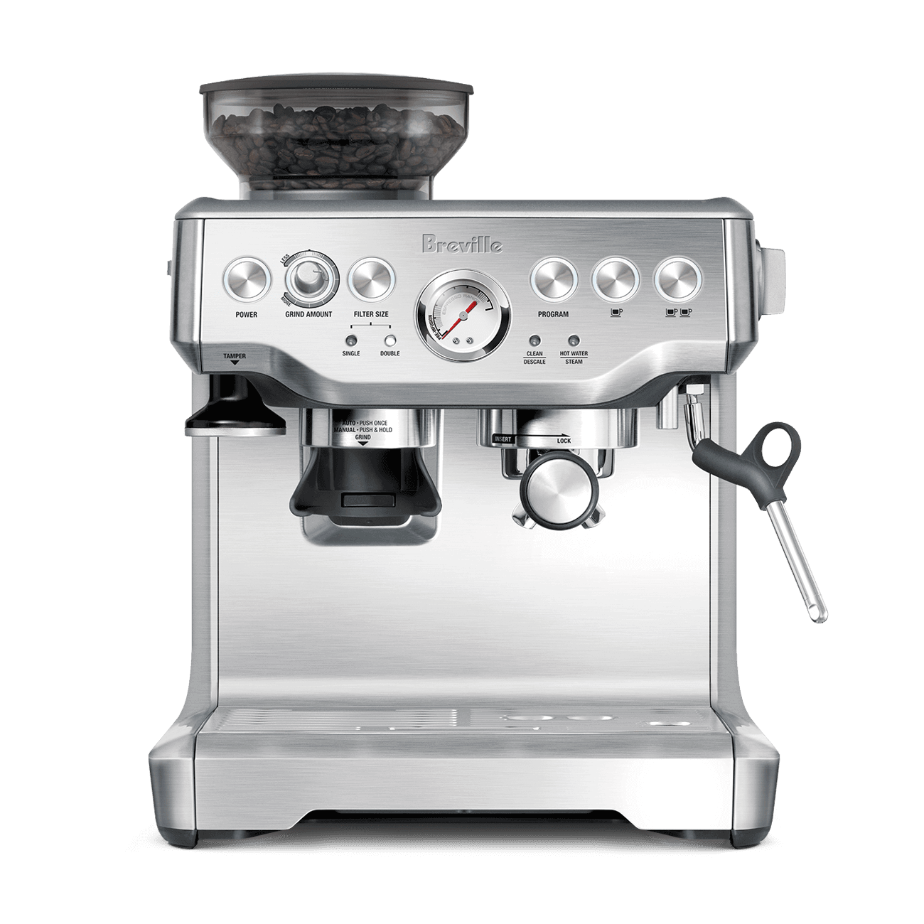 Breville Barista Express Espresso Machine - Semi-Automatic with Built-in Grinder, Milk Frother & Precise Espresso Extraction - Perfect for Home Baristas & Coffee Lovers