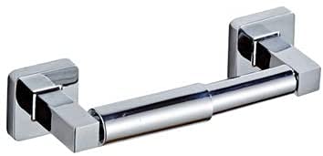 Stainless Steel Wall Mounted Toilet Paper Holder - Flexible Round Bathroom & Kitchen Tissue Roll Stand Hanger - Silver Chrome Finish for Modern Home Decor (Square) - Perfect for Bathrooms, Kitchens, and RVs