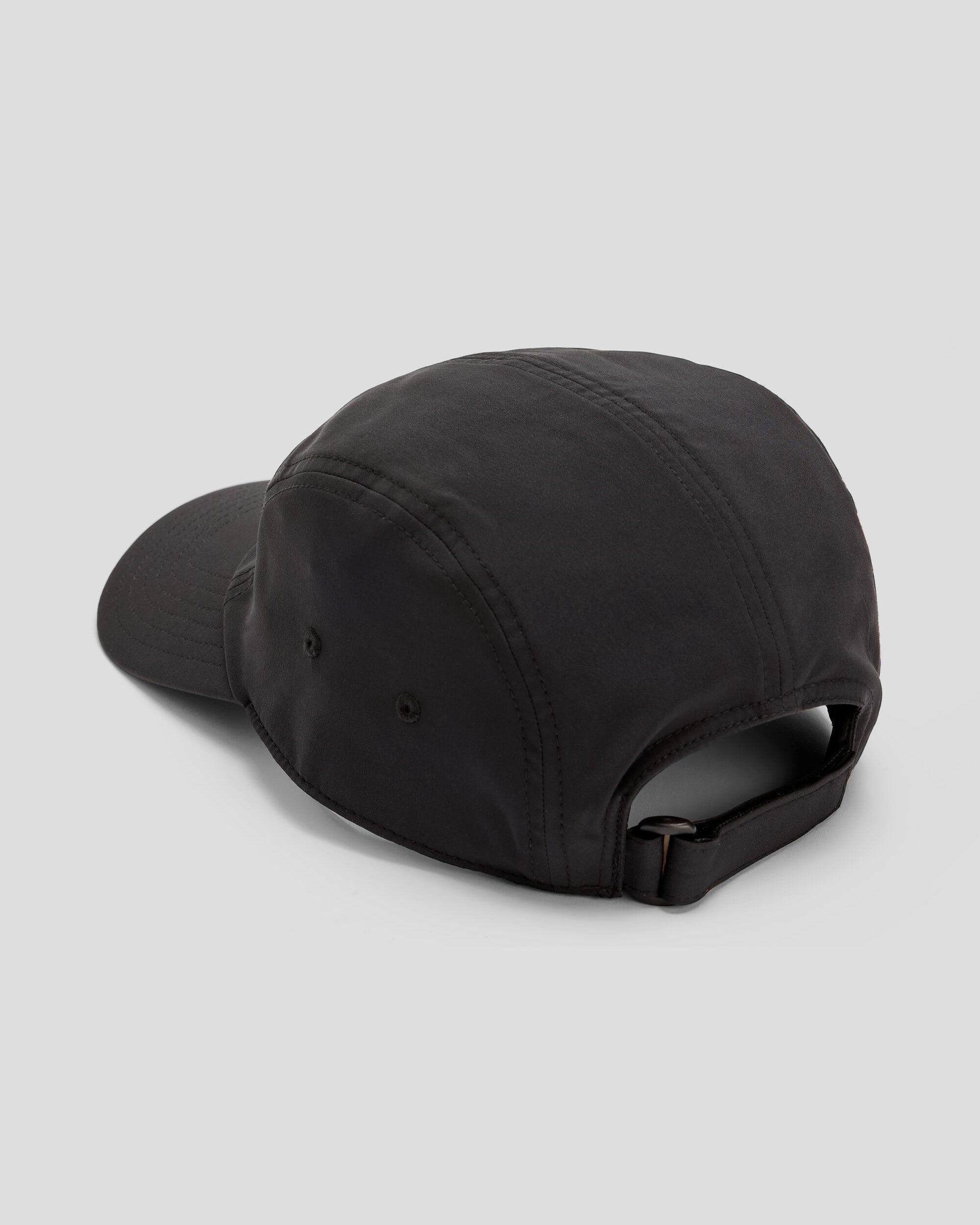 AD 5 Panel Cap - Black Unisex Baseball Hat for Men & Women - Perfect for Outdoor Sports, Casual Wear and Street Fashion