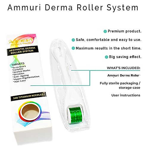 **Professional Derma Roller Micro Needle for Skin Rejuvenation – Anti-Aging, Wrinkle Reduction, Stretch Marks & Acne Treatment – Collagen Booster for Youthful & Radiant Skin – Perfect for At-Home Skincare & Facial Treatments**