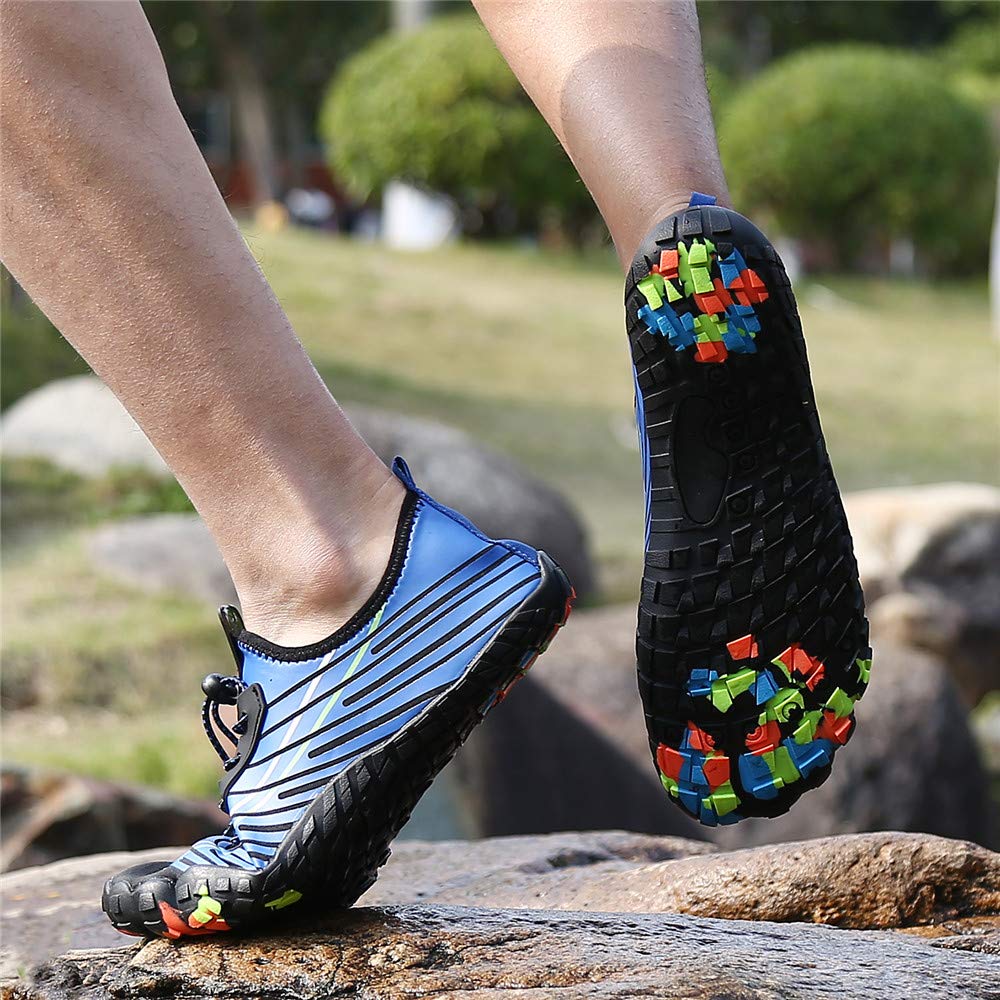 **Unisex Barefoot Water Shoes - Quick Dry Aqua Socks for Beach, Swimming, Yoga & Water Sports - Lightweight Breathable for Walking, Exercise & Driving - Perfect for Pool, Surfing & Outdoor Activities**