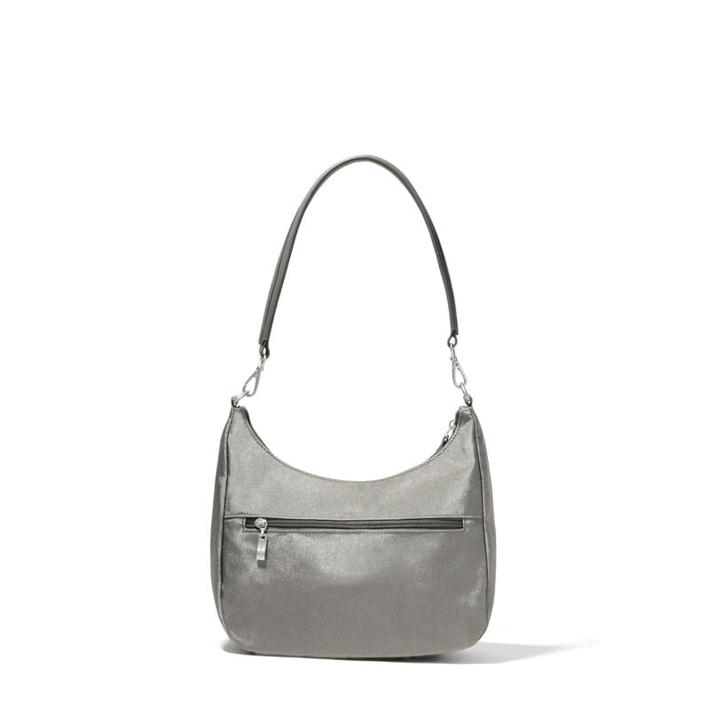 Baggallini Modern Pocket Half Moon Crossbody Bag - Stylish & Functional for Travel, Work & Everyday Use