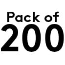 Pack of 200