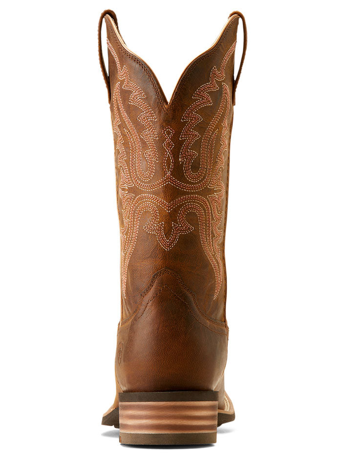 Ariat Women's Olena Square Toe Western Boots - Sassy Brown - Comfortable Cowgirl Boots for Riding, Dancing & Country Fashion