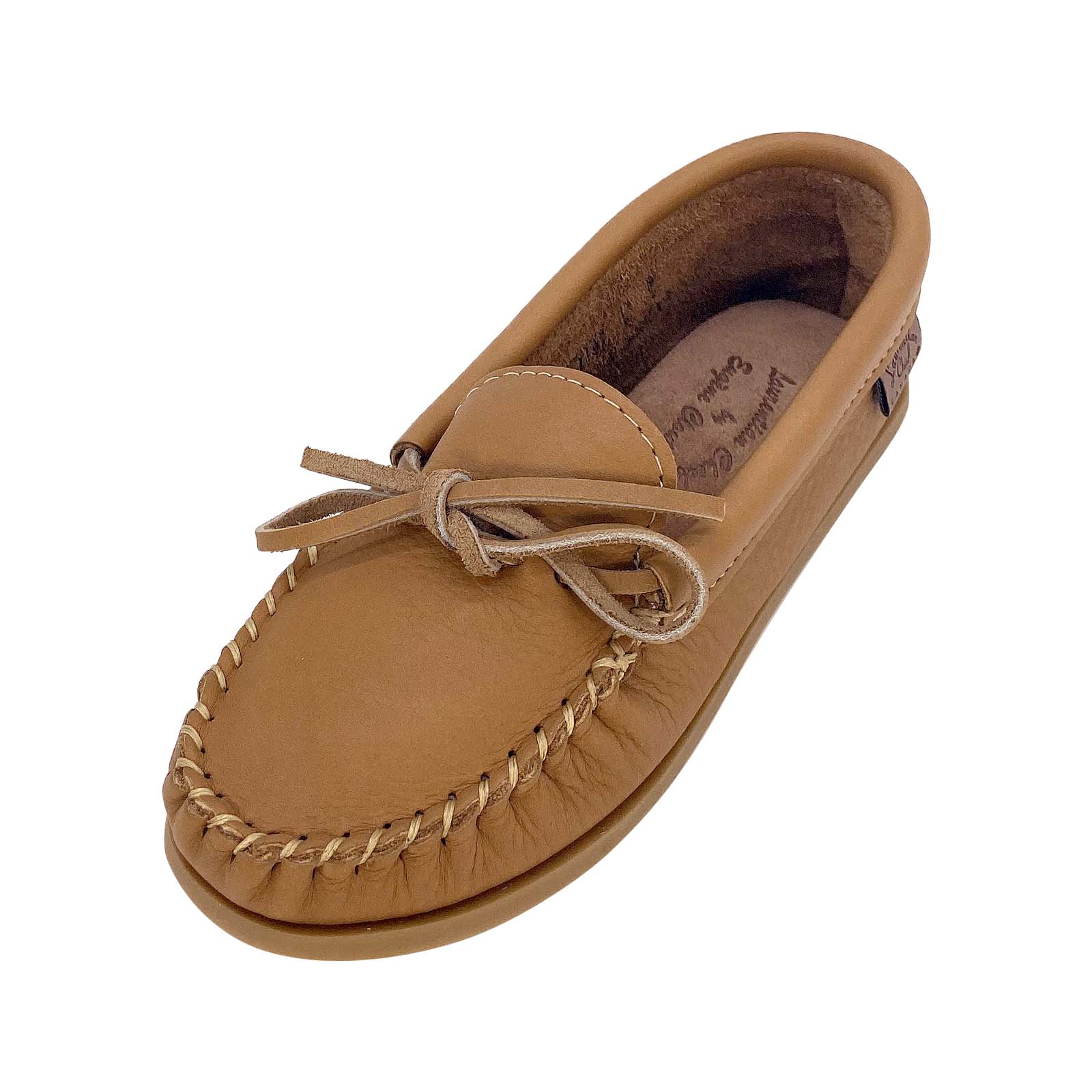 Women's Comfortable Leather Moccasins with Crepe Sole - Soft Slip-On Loafers for Casual Wear, Home & Office