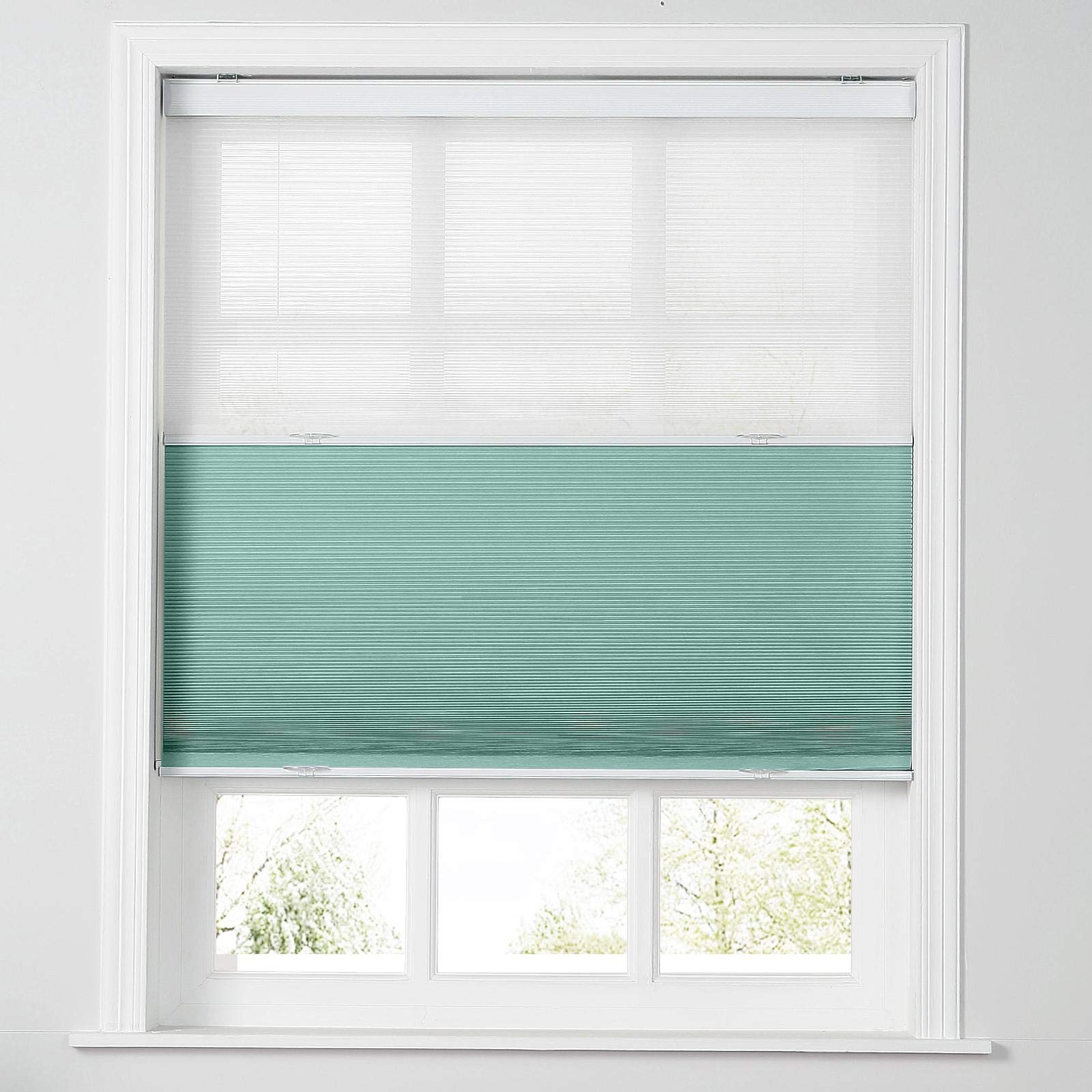 Custom Blackout Cellular Shades for Windows - Day & Night Cordless Shades, 40