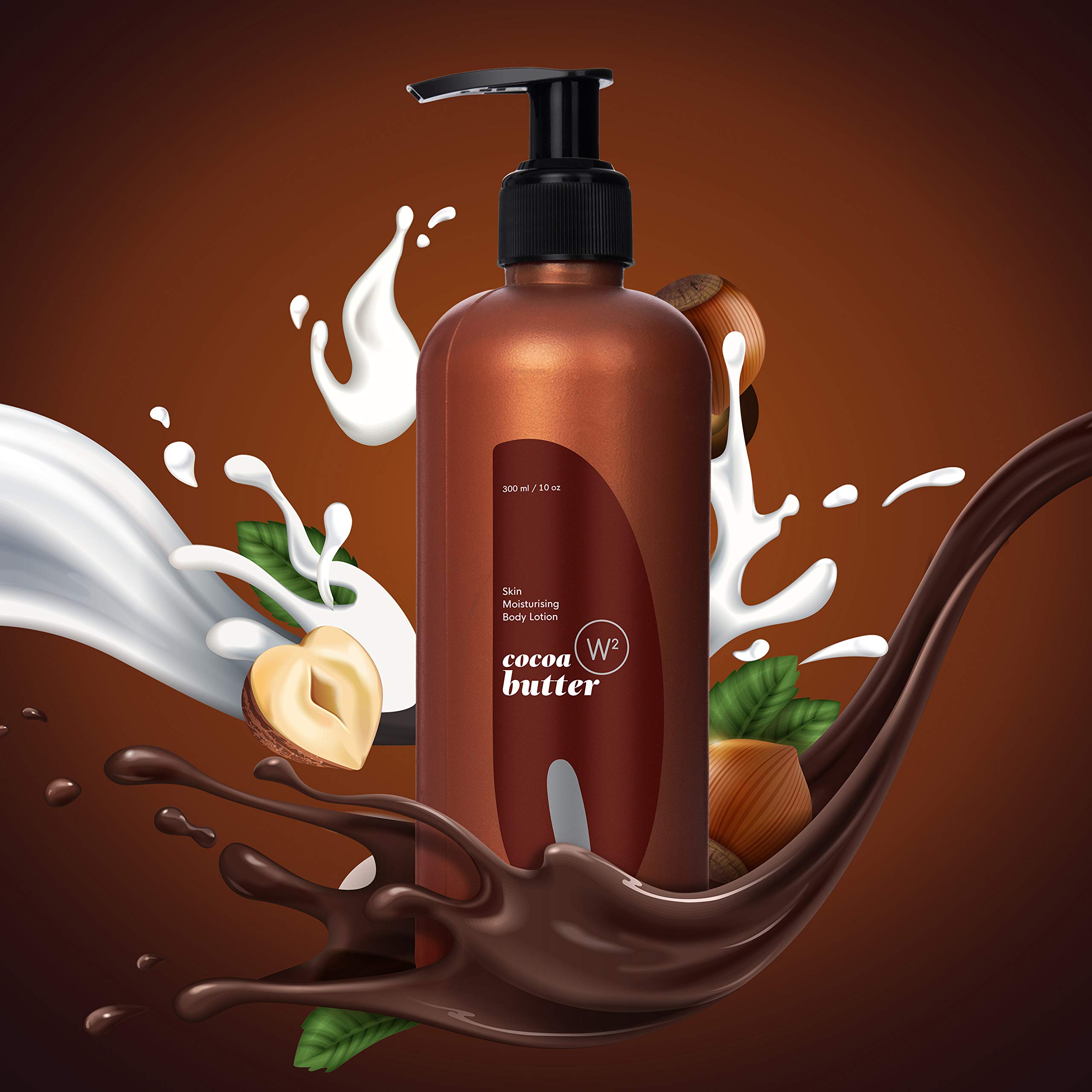 W2 Moisturizing Cream with Olive Oil, Almond, Cocoa Butter & Aloe Vera - Hydrating Face Moisturizer for Women - 100g (Cocoa Butter) - Perfect for Dry Skin Care & Daily Hydration