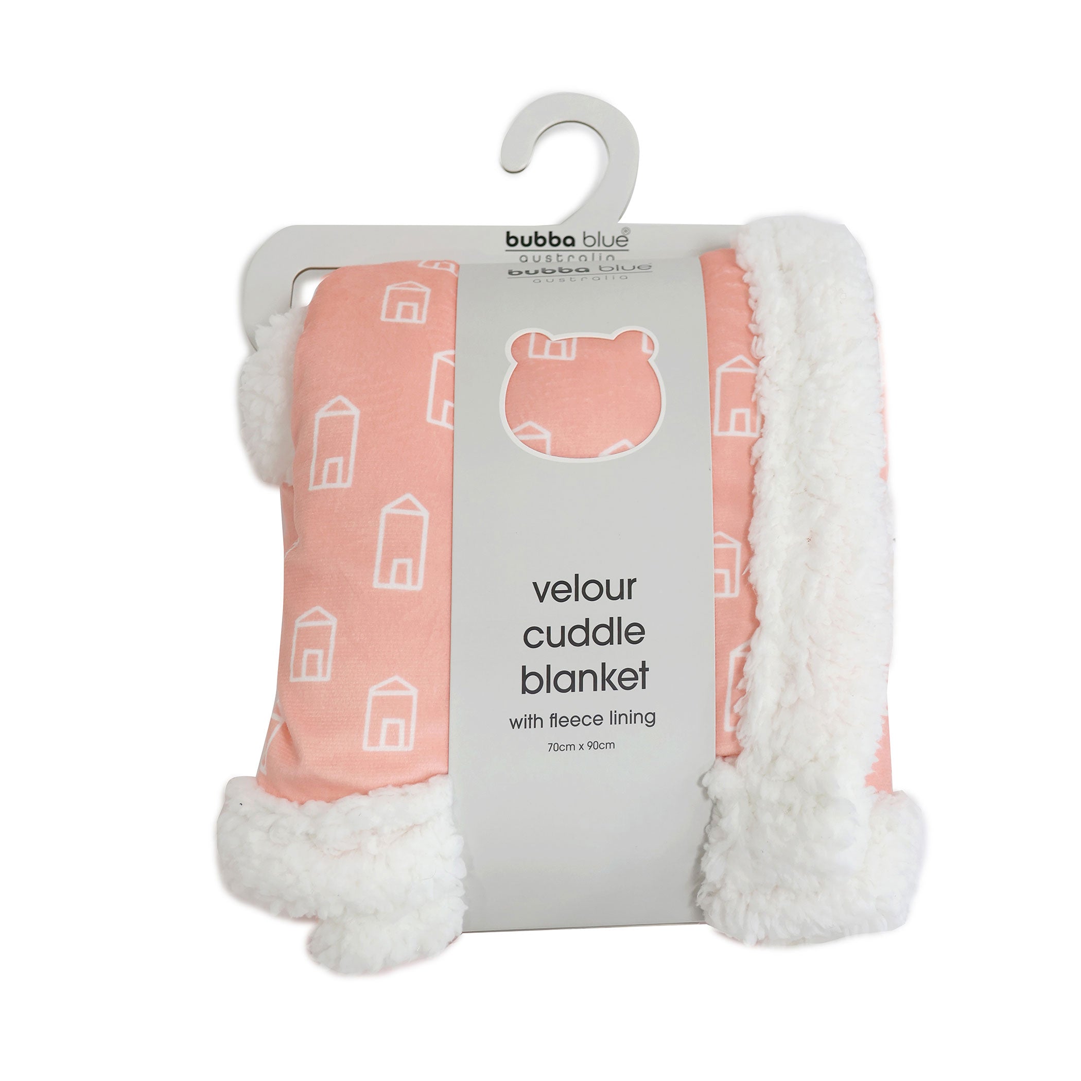 Nordic Velour Cuddle Blanket with Fleece Lining - Ultra Soft Coral Throw Blanket for Bed, Couch & Winter Warmth - Cozy Home Decor Gift