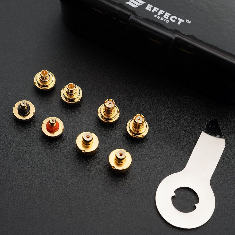 Effect Audio ConX & Con X Basic & Full Set Connectors - 2Pin (0.78mm), MMCX, IPX, A2DC - Premium Earphone Cable Connectors for Audiophiles - Perfect for IEM Upgrades, DIY Cables & Professional Audio Setups