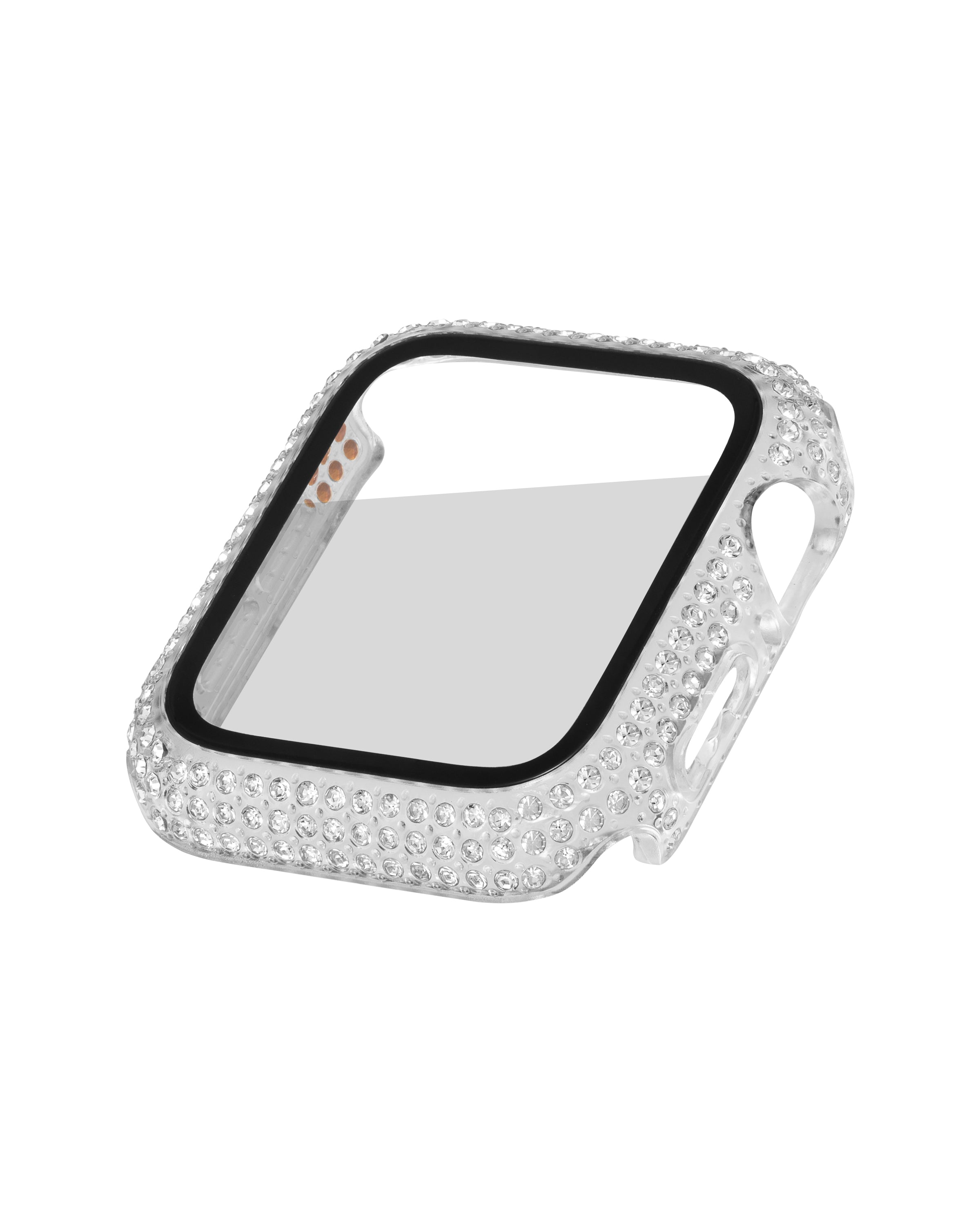 Premium Crystal Clear Protective Case with Tempered Glass for Apple Watch® Series 8/7/6/SE - Slim Scratch-Resistant Cover for Workouts, Swimming & Everyday Use