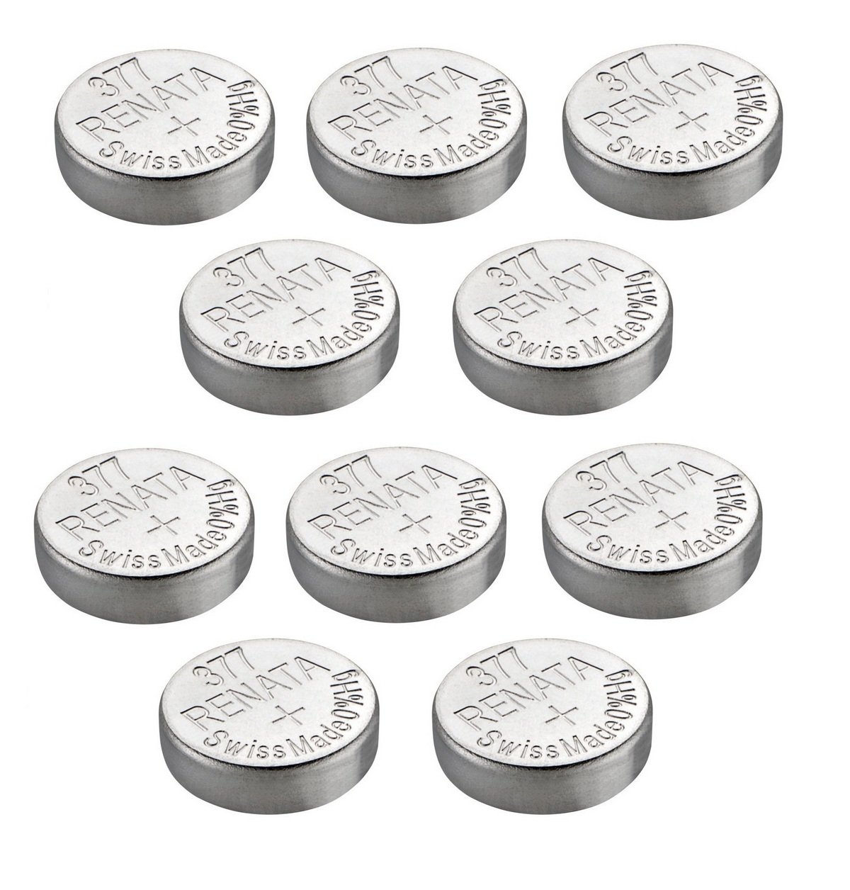 Renata Swiss Made Watch Batteries - 377/SR626SW/AG4 1.5V Silver Oxide Battery for Watches, Calculators & Small Electronics | Long-Lasting Power Solution