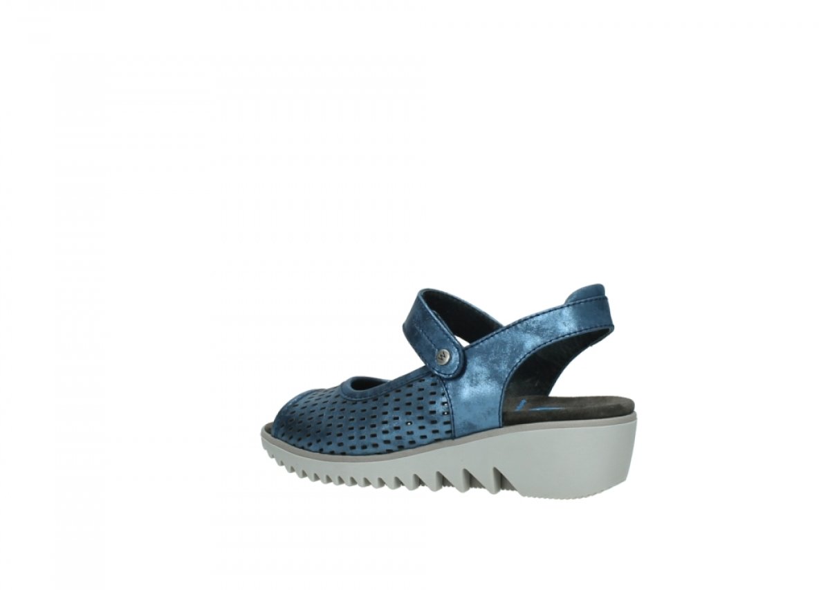 Wolky Women's Blade Blue Sandal Size 41 | Comfortable Walking Shoes for Women | Perfect for Beach, Vacation & Summer Outfits