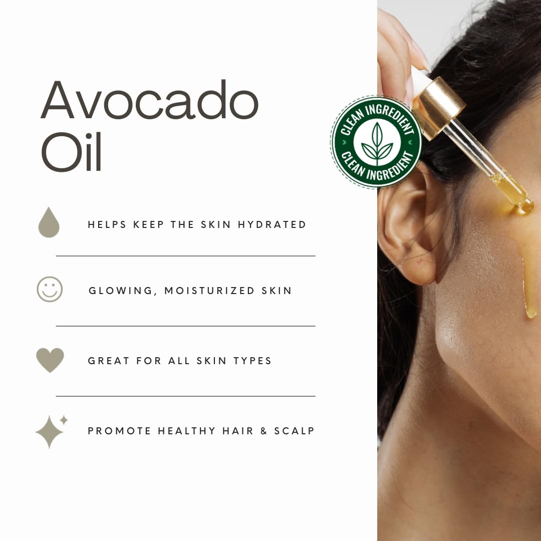 100% Pure & Natural Avocado Carrier Oil - 1 fl oz by GreenHealth | Perfect for Aromatherapy, Massage & DIY Skincare Recipes
