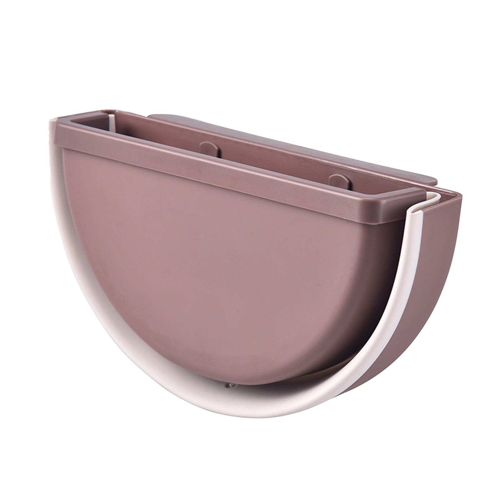 Wall Mounted Folding Hanging Trash Can - Space Saving Kitchen & Bathroom Garbage Bin for Small Spaces | Perfect for Under Sink, RV, Dorm, and Office Use