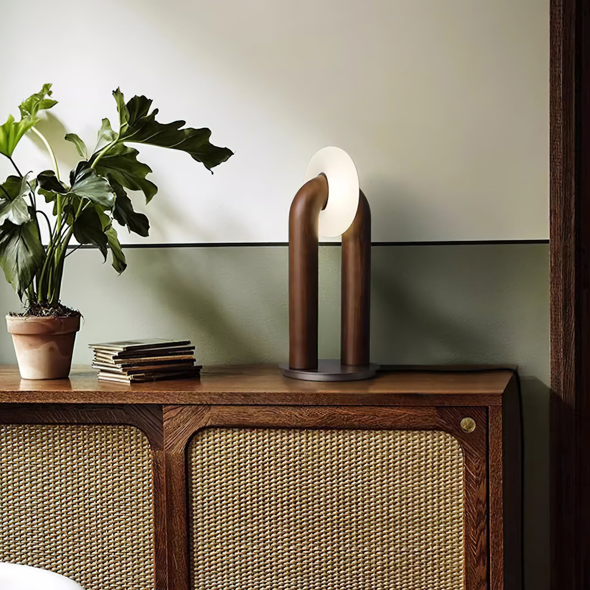 Arcadia Table Lamp - Modern LED Desk Light for Bedroom, Living Room & Office - Stylish Nightstand Lamp with Adjustable Brightness - Perfect for Reading, Working & Relaxing