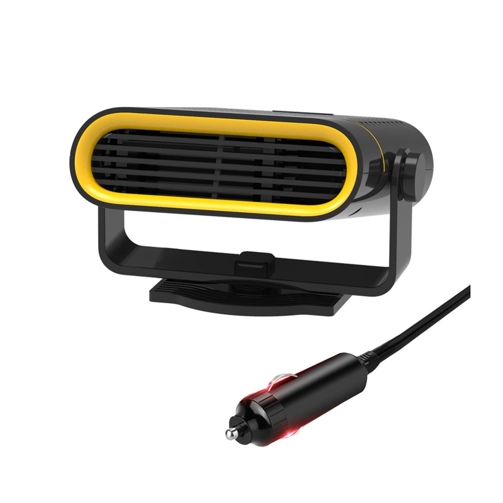 2 in 1 Car Heater & Defroster - 12V/24V Powerful Rapid Heating Vehicle Warmer for Windshield - Winter Car Accessories Electric Heat - Perfect for Cold Weather Commuting & Road Trips