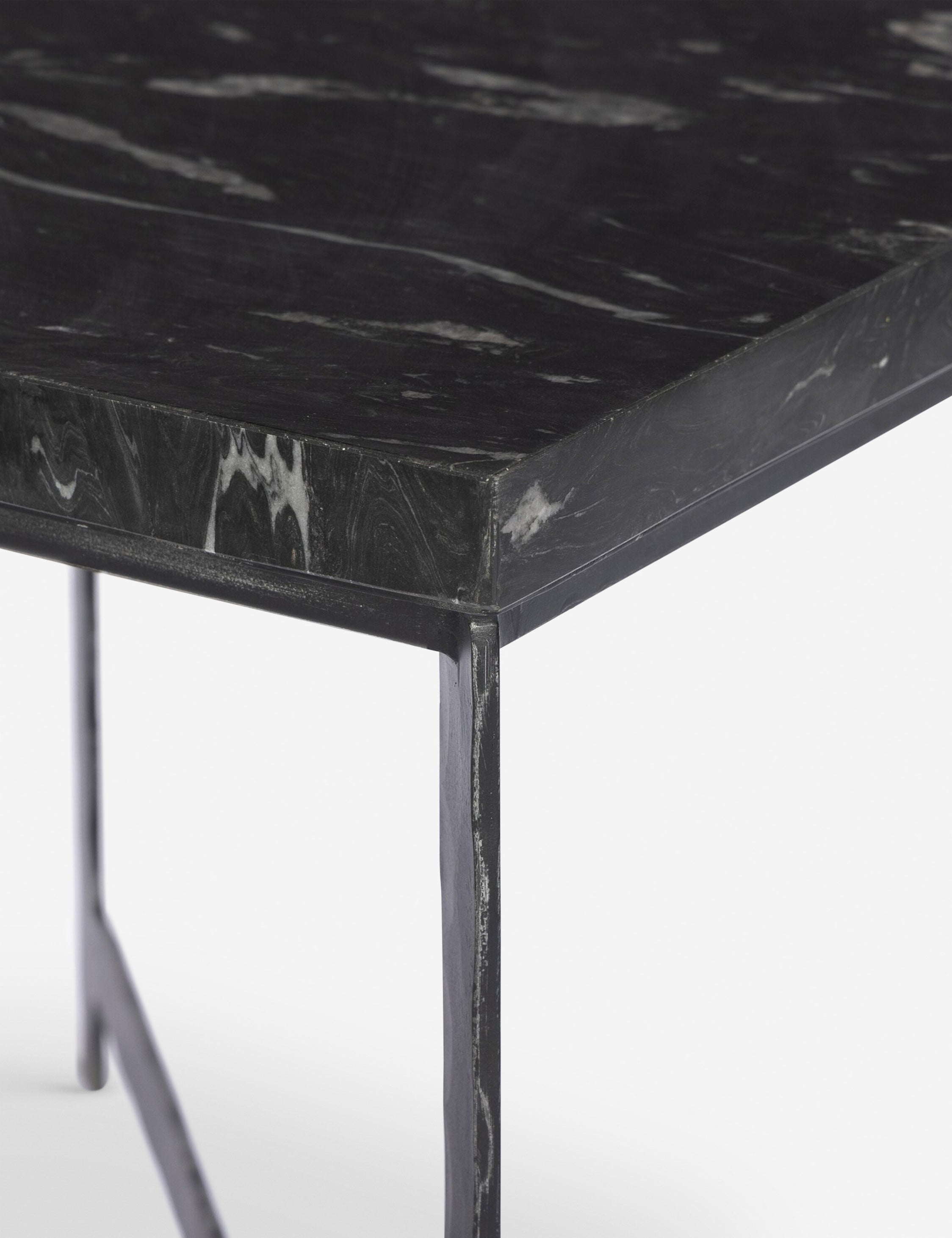 Modern Breslin Side Table - Stylish Nightstand for Bedroom, Living Room & Office - Compact End Table with Storage Shelf - Perfect for Small Spaces, Apartments & Dorm Rooms