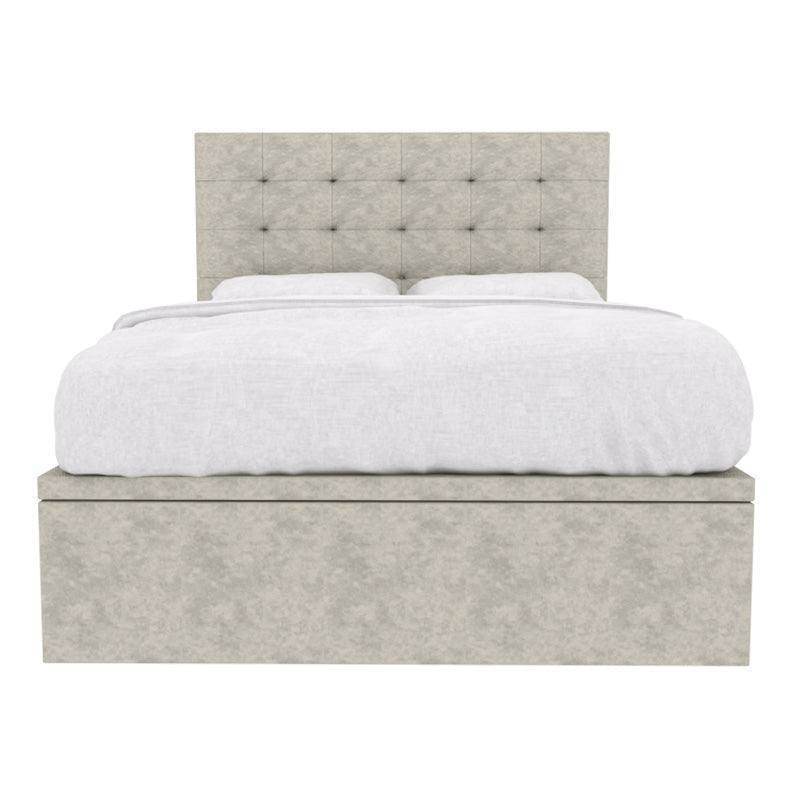Edith Fabric Storage Bed with Underbed Drawers - Space-Saving Bed Frame with Hidden Storage for Small Bedrooms, Dorms & Apartments