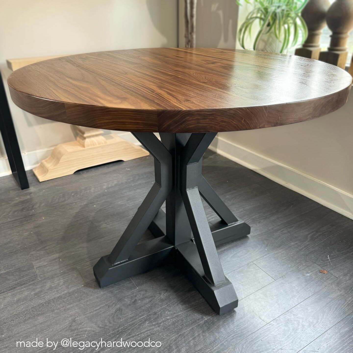 SS511 Round Dining Table Legs - 1 Set of 710mm Tall Metal Trestle Legs for Kitchen, Restaurant & Home Furniture | Sturdy Support for Dining Tables, Countertops & Workbenches