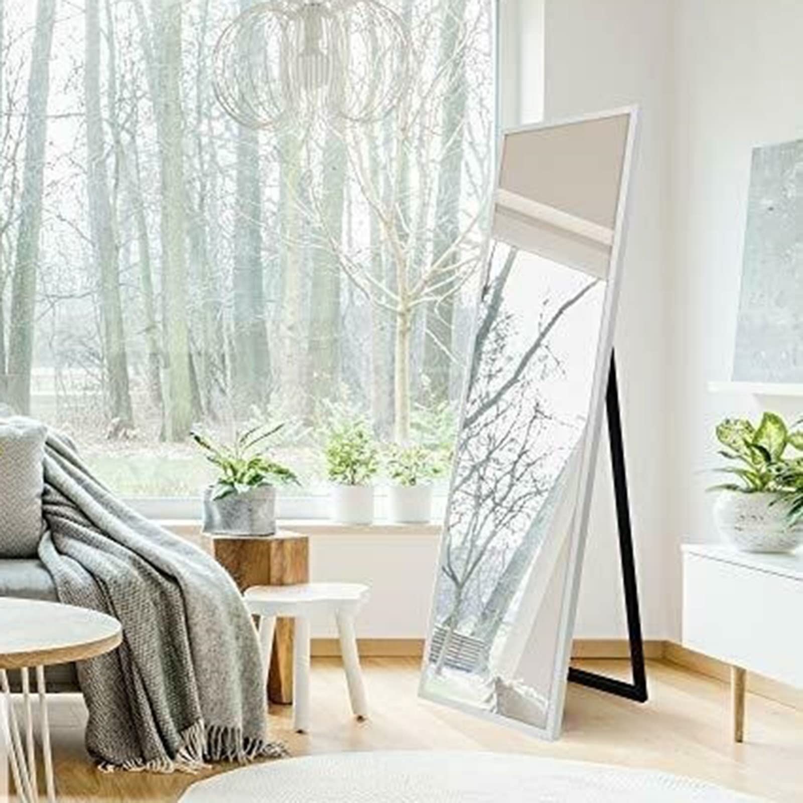 BiYeer Full Length Floor Mirror with Stand - 16