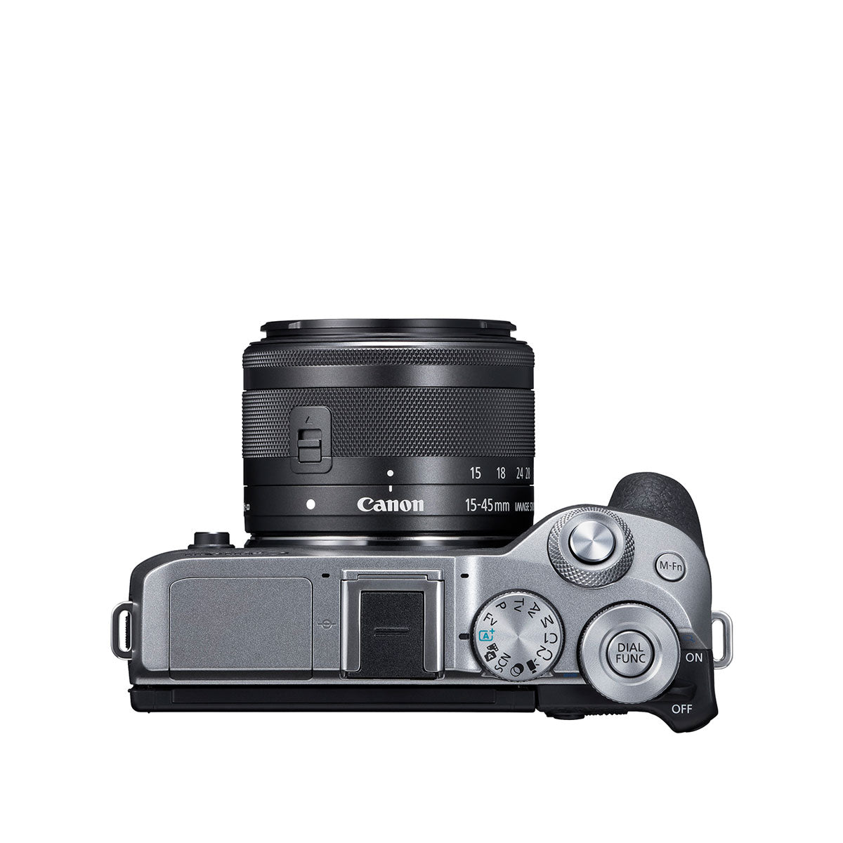 Canon EOS M6 Mark II Mirrorless Digital Camera with 15-45mm Lens Kit, 32.5MP APS-C Sensor, 4K Video, WiFi & Bluetooth - Perfect for Travel Photography, Vlogging & Content Creation (Silver)