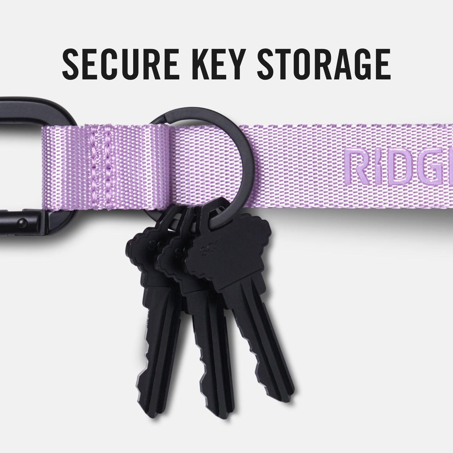 Lavender Scented Everyday Keychain - Aromatherapy Key Holder for Stress Relief & Relaxation | Perfect for Home, Office, Car & Travel Accessories