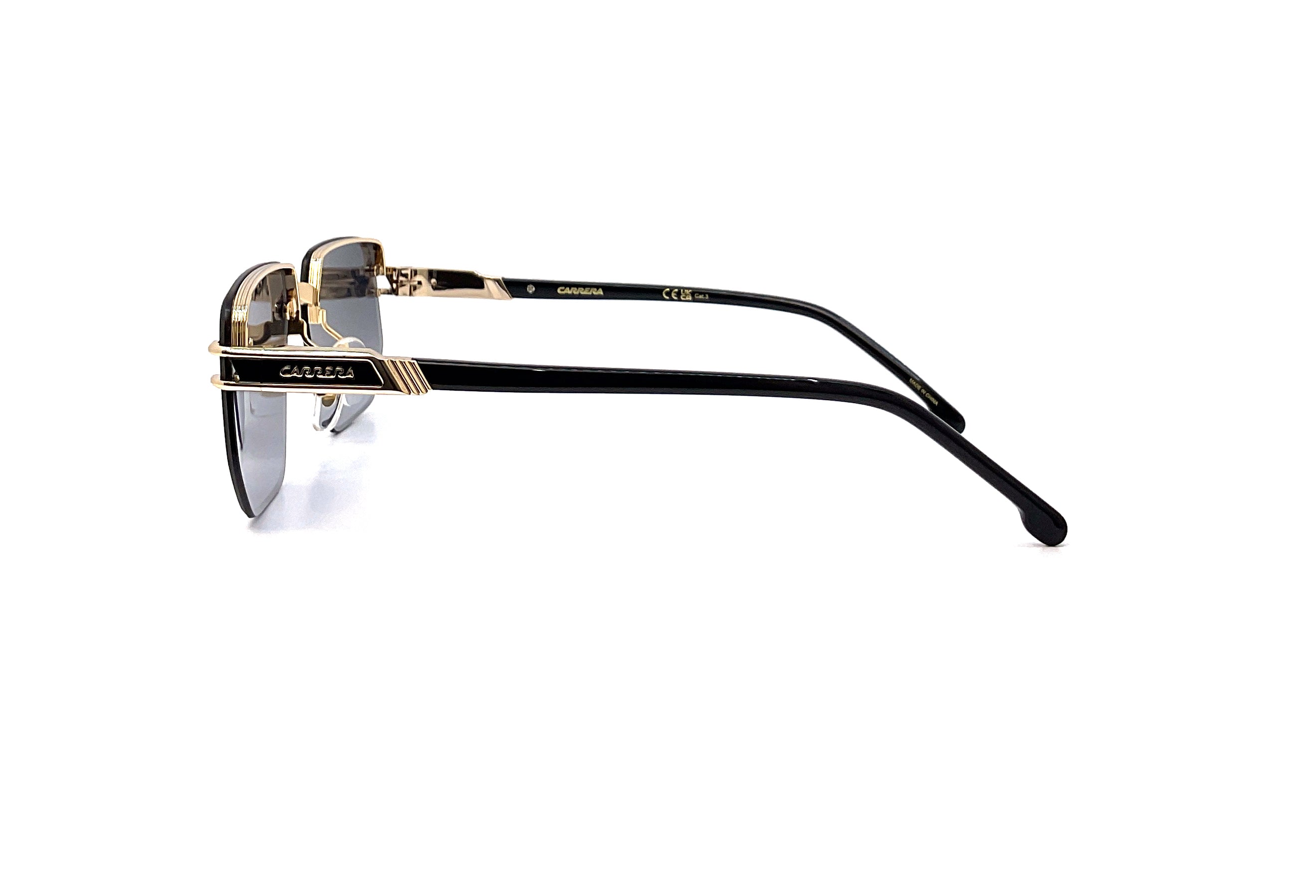 Carrera 1070/S Sunglasses - Gold & Black Aviator Style for Men & Women - Perfect for Driving, Outdoor Sports & Fashion Accessories