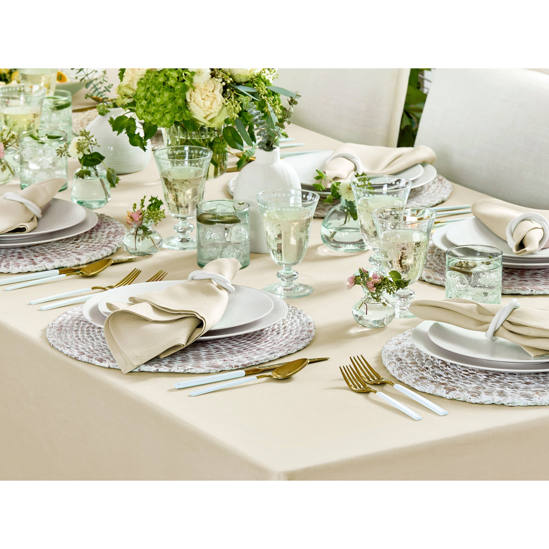 Premium Extra Large Fete Tablecloth - Waterproof & Stain-Resistant for Outdoor Parties, Weddings, and Events