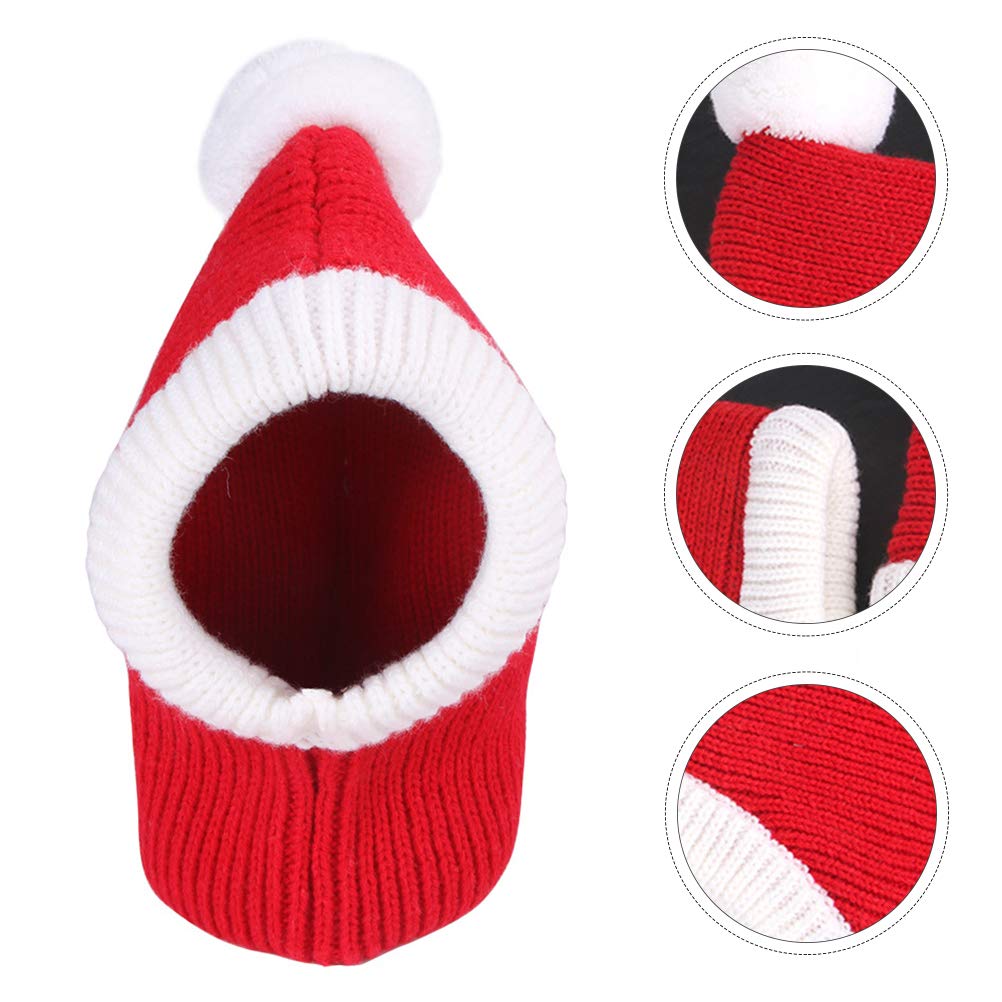 1 Pc Christmas Pet Hat for Dogs & Cats - Cozy Knit Xmas Hat, Festive Dog Sweater & Scarf Set - Holiday Pet Accessories for Small Dogs & Puppies - Perfect for Christmas Photos & Party Outfits