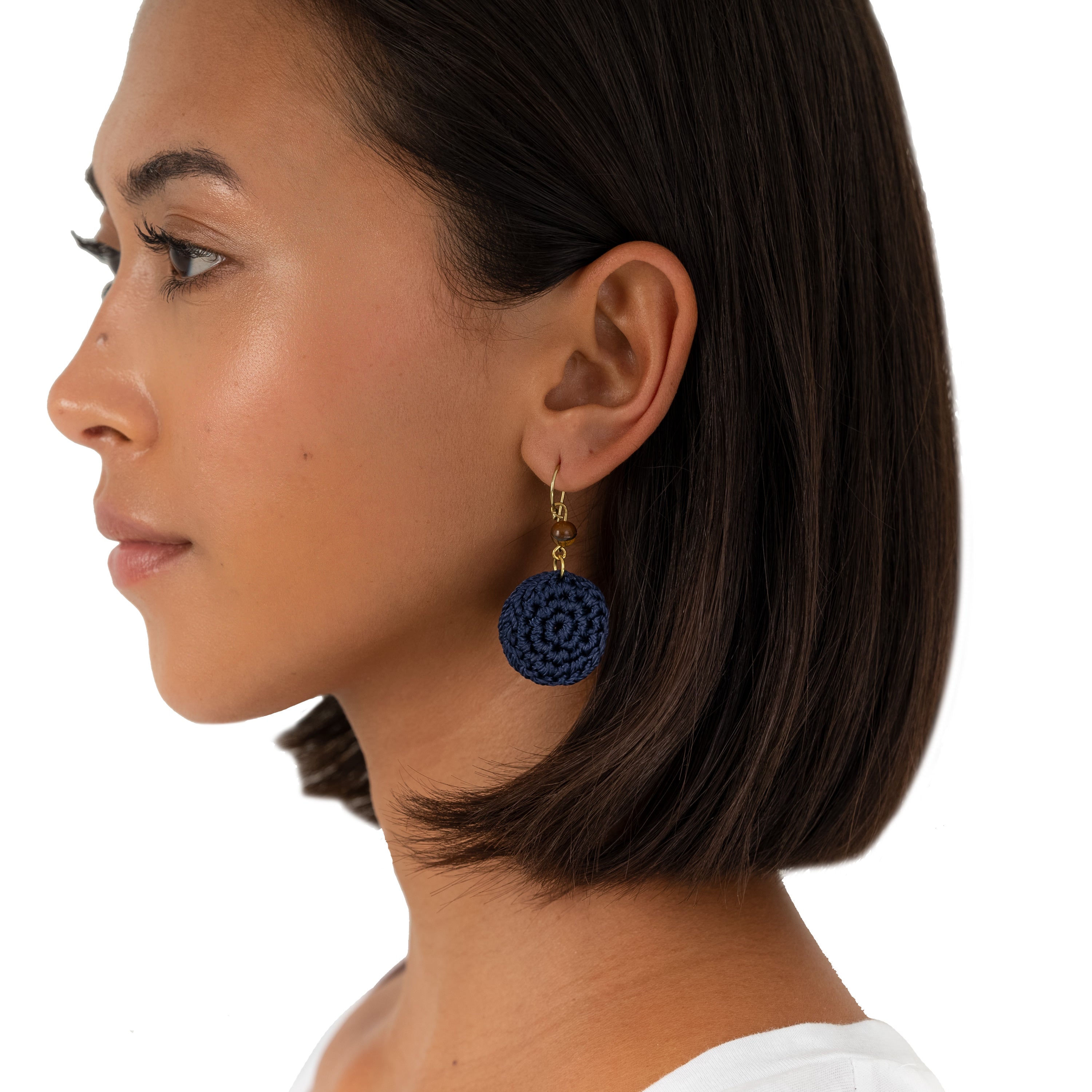 Jasper Disc Earrings - Natural Stone Jewelry for Women, Dainty Boho Earrings for Everyday Wear, Perfect Gift for Her | Office, Date Night, Casual Outfits