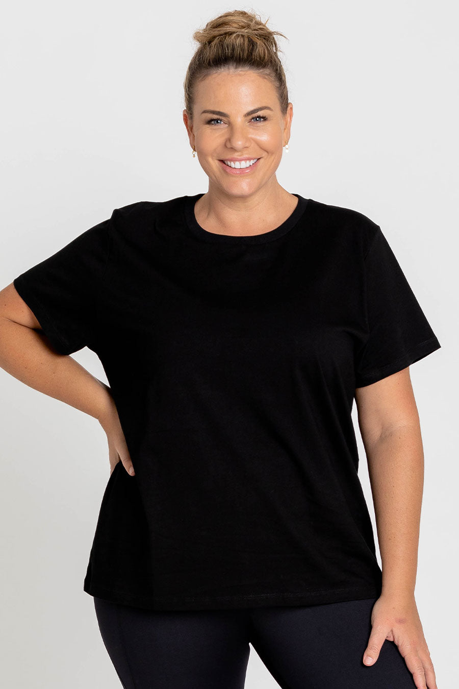 Premium Soft Cotton Everyday T-Shirt for Men & Women - Classic Black - Comfortable Casual Wear for Work, Gym & Outings