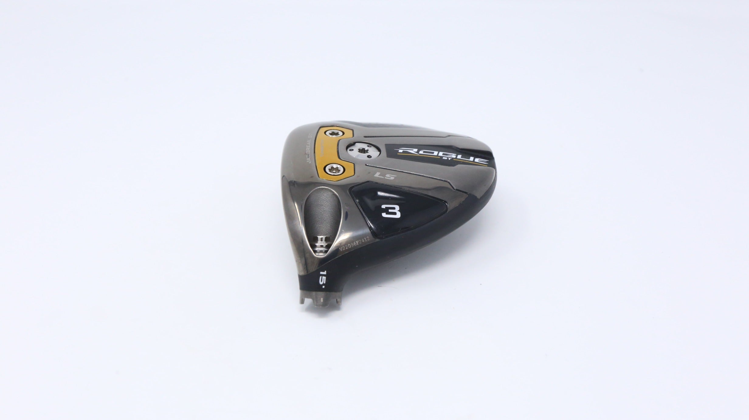 Used Callaway Rogue ST LS Fairway Wood 15° Left-Handed Golf Club Head Only - Perfect for Long-Distance Shots & Course Play