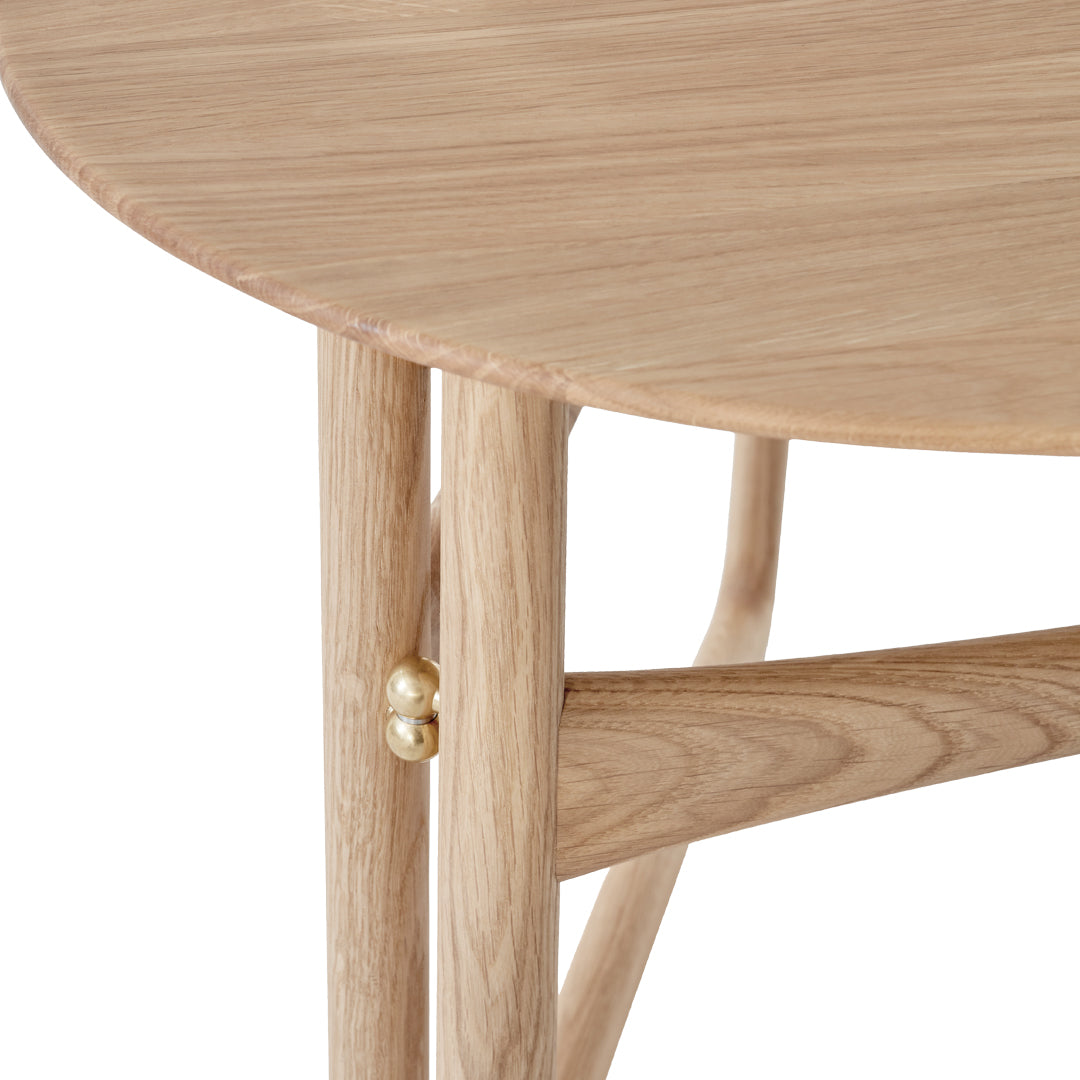 Drop Leaf HM5 Lounge Table - Extendable Side Table for Small Spaces, Perfect for Living Room, Bedroom, or Office - Modern & Space-Saving Design