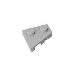 CGobricks GDS-560 Wedge Plate 2x2 Right - 800 PCS Light Bluish Gray Building Blocks Compatible with Lego 24307 & Major Brick Brands | DIY Technical Parts for Model Building, STEM Education & Creative Play
