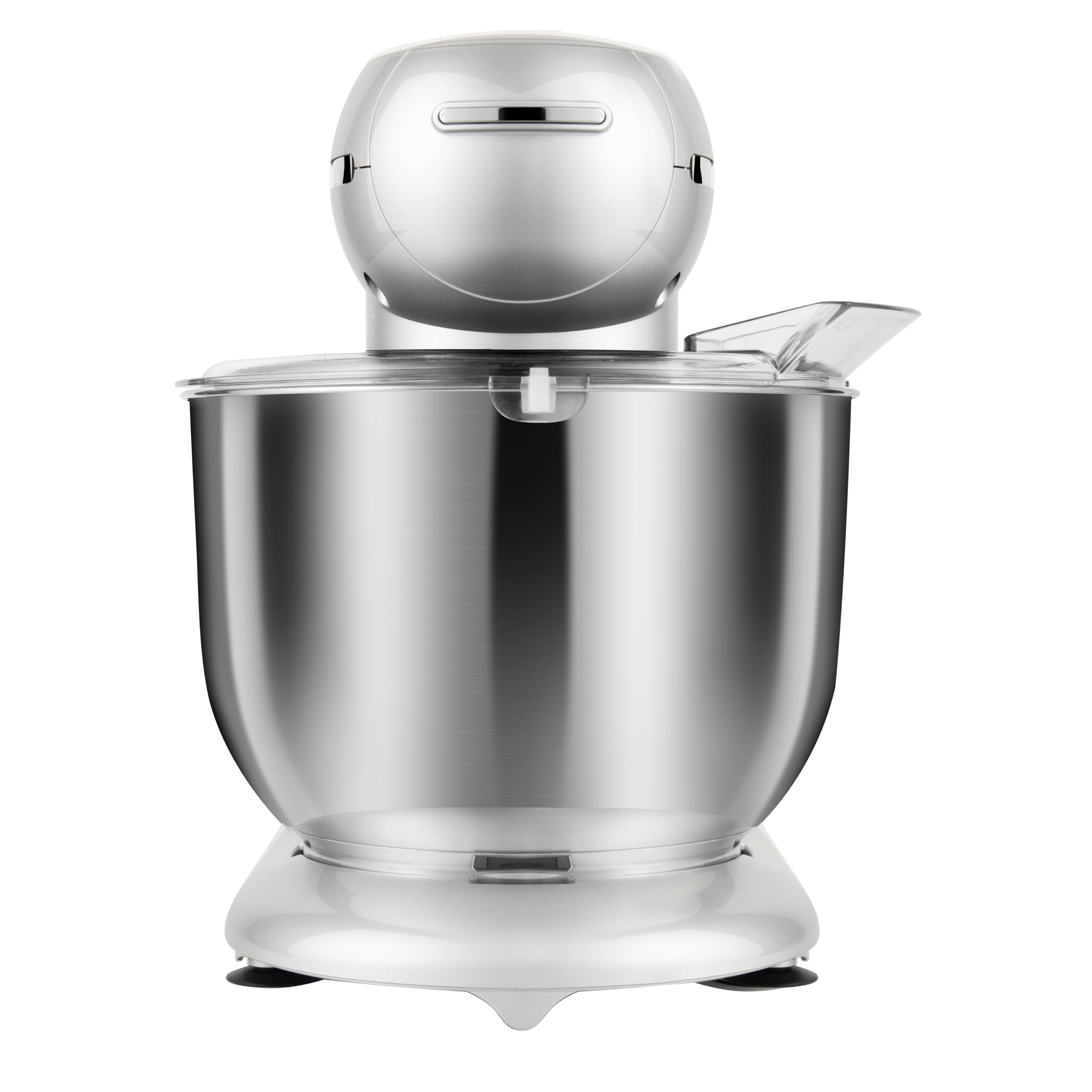 Aifeel 7.5QT+5.5QT Tilt-Head Stand Mixer with Stainless Steel Bowls - Includes Dough Hook, Egg Whisk & Flat Beater - Perfect for Baking, Cooking & Mixing - Silver Kitchen Electric Mixer for Home Bakers & Chefs