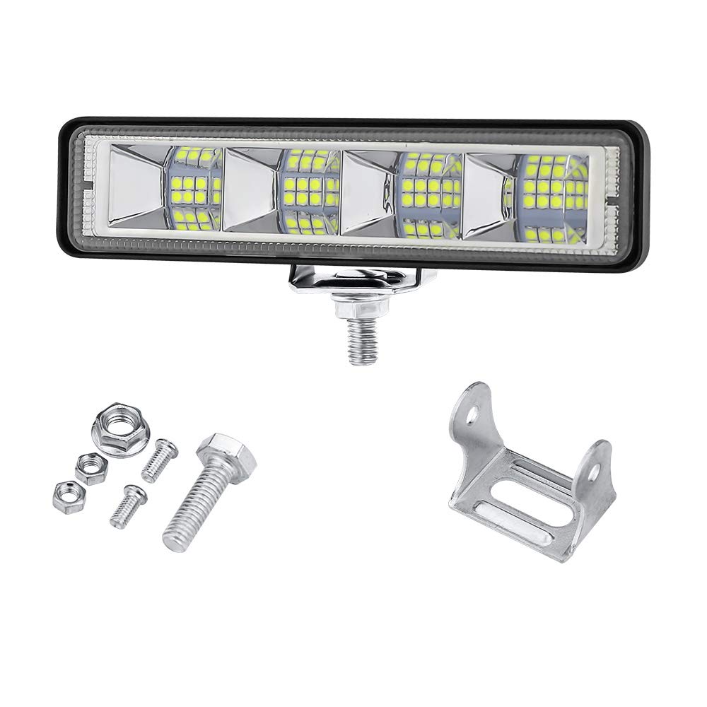 High-Powered LED Work Light Bar - Waterproof Off-Road Driving Lights for Trucks, SUVs, Boats | Emergency Car Repair, Camping & Night Driving Scenes