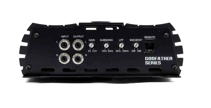 American Bass Godfather 1500.1D Mono Car Amplifier - High Power 1500W RMS Class D Amp for Car Audio System, Subwoofers & Bass Boost | Perfect for Truck, SUV & Vehicle Sound Upgrades