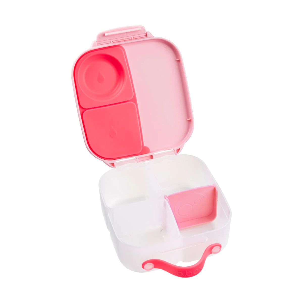 b.box MINI Lunch Box for Kids - Insulated Bento Box with Leak-Proof Lid, Flamingo Fizz Design | Perfect for School, Picnics & Travel